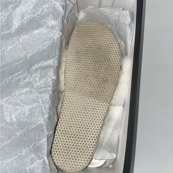 Betsey Johnson bedazzled Bridal Slides - Picture 9 of 13